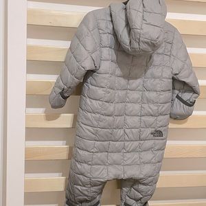 Unisex The North Face Infant Thermoball Eco Bunting - Heather Grey